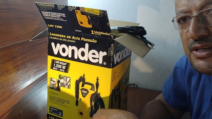 Foto enviada pelo cliente: caixa da lavadora Vonder LAV 1300