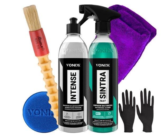 Kit Limpeza Interna Vonixx com 4 itens